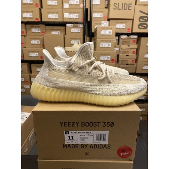 Adidas Yeezy Boost 350 V2 Natural Shoes FZ5246 Men's Sizes - Picture 1 of 4